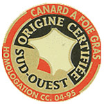 Canard à foie gras du Sud-Ouest (Chalosse, Gascogne, Gers, Landes, Périgord, Quercy) PGI