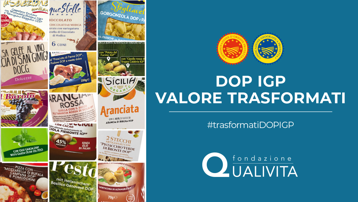 DOP IGP valore trasformati