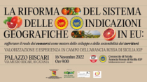 Arancia Rossa di Sicilia IGP, workshop “La riforma del sistema delle Indicazioni Geografiche in EU”