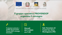 (Padova) Produzioni suinicole e qualità del Prosciutto Veneto DOP: strategie innovative