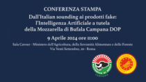 (Roma) Dall’Italian sounding ai prodotti fake: l’Intelligenza Artificiale a tutela della Mozzarella di Bufala Campana DOP