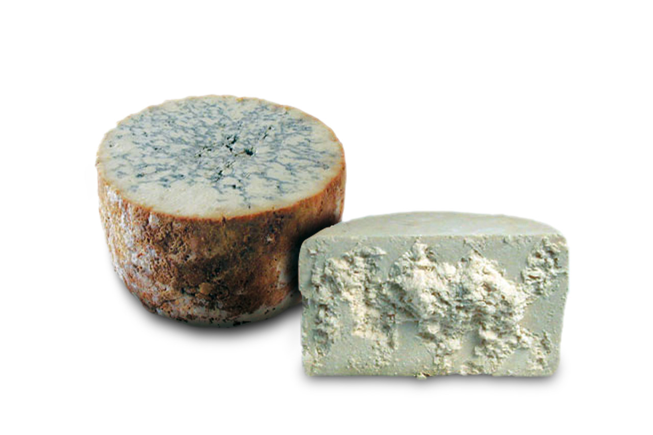 White Stilton cheese ; Blue Stilton cheese DOP foto-1